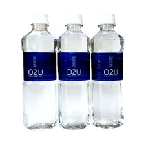 고농축 산소수 O2U 오투유 고급생수 알카리수+산소 알카리물 건강한물 500ml / 1.5리터, 500ml 20개, 20개
