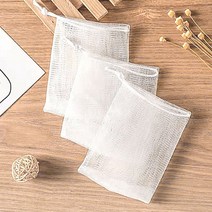 풍성한 거품 이중비누망 비누거품망, 10개