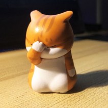 카와이 귀여운 고양이 인형 장식품 피규어 동상 미니 모델 데스크탑 장난감 선물 방 사무실 어린이 자동차 홈 인테리어 액세서리, A