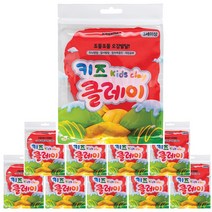 키즈클레이 50g 빨강 X 10개 / 컬러클레이 클레이, 빨강 10개