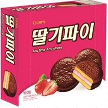 크라운제과 크라운 딸기파이 300G (사탕증정), 1