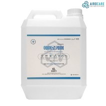 에어로케어 뿌리는 천연 살균소독수, 4L, 4개