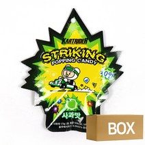 스트라이킹 팝핑캔디 사과맛 15gx48개 1박스, 15g, 1개