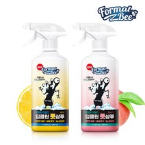 포멀비 데일리 딥클린 풋샴푸350ml (레몬향1+복숭아향1), 1개, 700ml