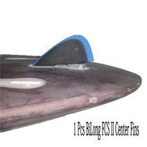 서핑보드 서핑 핀 BiLong FCS II Knubster 센터 Kneel Fin Barbatanas De Red Azul Surf Central Fins 보드 웨이크, [02] BLACK
