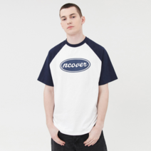 앤커버 NCOVER CIRCLE LOGO RAGLAN TSHIRT-NAVY