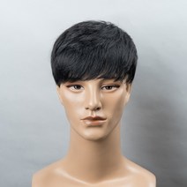 프리미엄 정수리 부분가발 ALL 리얼스킨 불파트 미들렝스, M, 오른쪽에서 왼쪽, 자연검정