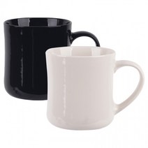 심플 머그컵 450ml, 블랙, 색상:블랙