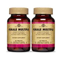 [솔가] 여성용 멀티비타민 미네랄 (60정/2개월), 60 정 x 2병, 2개
