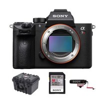 Sony A7R III Alpha a7R A 풀프레임 미러리스 카메라 및 128GB Vid