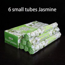 2/4/6 튜브 화이트 세이지 향 스틱 대량 판매 스틱 향 거실 인도 향 버너 나무, 06 6 tubes jasmine