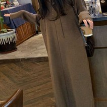 밍키베베 심플 무지 단추 롱원피스 100341C