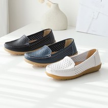 천연가죽 펀칭 로퍼 3컬러 (3cm)