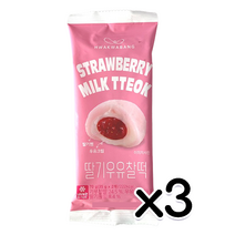 화과방 딸기우유찰떡2개입 간식디저트 70g x 3개, 상세페이지 참조