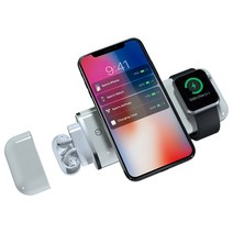 [EGO] 이고 에어알리 G1 4in1 무선 보조배터리 10000mAh 애플워치 에어팟 아이폰, 화이트, 에어알리G1