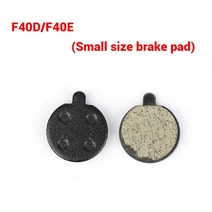 전동 킥보드 부품 교체 ninebot f30 f40 f20 스케이트 보드 전기 스쿠터 브레이크 디스크 금속 용 브레이크 패드, f40d f30e 세미 메탈