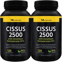마이라이프 시서스 2500 크롬과 케토스테론 40%, 120정, 2병