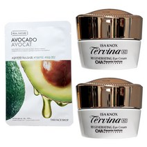 더페이스샵 갈아만든 마스크시트 아보카도 (테르비나 AD 리제너레이팅 아이크림 10ml 2개 증정)