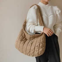 퀼트가방 여성토드백 크로스백 패션 격자 럭셔리 패딩 누비 이불 겨울 불어 핸드백 대용량 eiderdown crossbody 어깨 sac a main