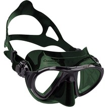 Cressi 나노 크리스탈 블랙/블랙 (DS365050), Black/Green