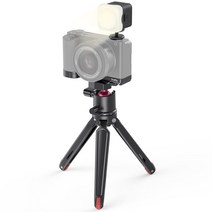 소니 ZV-E10 연장 그립 키트 용 SmallRig 블로거 키트 퀵 릴리스 삼각대가있는 Vlogg 장착 플레이트 키트 LED 라이트 콜드 쇼, 1 건, Vlogger Kit