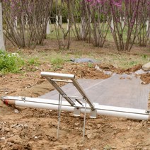 가벼운 비닐 씌우는 기계 너비 0.6m-2m 무동력 멀칭기 수동 비닐 피복기, 05. 0.8m-2m 너비 조절 가능