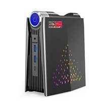 [게임모드] 미니 게이밍 PC AMD 라이젠 55600U (최대 4.2Ghz) 16GB DDR4 512GB M.2 SSD 윈도우11 프로 미니 PC RGB 라이트 AMR5 미니 컴, Ryzen 5 5600U/16G RAM 512G ROM