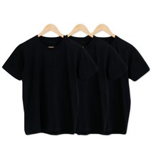 [죄수복반티] 슬로비 국산 순면 남녀공용 반팔 티셔츠 3팩