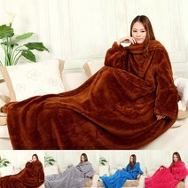 두꺼운 겨울 소매 다목적 따뜻한 산호 벨벳 이불 밍크담요