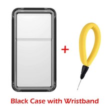 호환 방수 전화 케이스 수영 파우치 커버 아이폰 12 삼성 A52 화웨이 XIAOMI REDMI 참고 8 9 프로, 1개, Case with Wristband