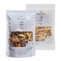 더하다 볶은 작약감초차 SET 깨끗이 세척하고 증숙하여 볶아낸 작약 200g 감초 200g 세트 국산 국내산 침출차, 볶은 작약 200g + 볶은 감초 200g