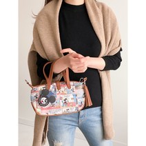 미키마우스 철망 만화 토트백
