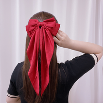 맥시 리본 헤어핀 왕리본핀 머리핀 리본머리띠 리본머리끈 리본머리 자동