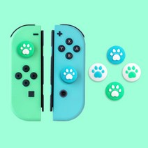 [당일발송] 잼몬스터 닌텐도 스위치 라이트 냥발 조이스틱 커버 악세사리, 02 모여라 동숲