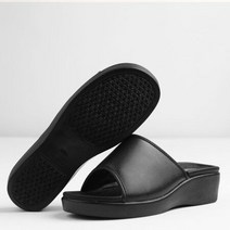국산 4cm 키높이 쿠션 PU 사무용 슬리퍼 여성슬리퍼
