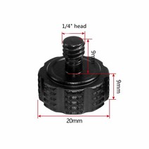 삼각대 플레이트 퀵릴리즈 퀵슈 Jadkinsta-1/4 "나사 어댑터 고정 브래킷 용 수 카메라 나사 퀵 릴리, 한개옵션0