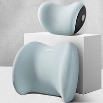 DND마켓 차량용 목 허리 헤드 쿠션 세트 메모리 폼 (주) 존글로벌, 민트, 1개