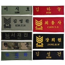 군인명찰 자수 이름표 벨크로 올크로, 05.해군명찰