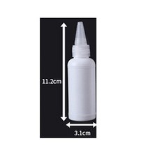 휴대용 색도계 고정밀 색차 비교 색차계 측색기 측정기 150ml250ml 플라스틱 살롱 헤어 컬러 애플리케이터 병 규모 미용 머리 염색 병 측정 도구, 50ml