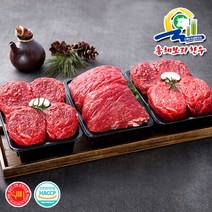 [총체보리한우] 1등급이상 알찬정육 2호실속세트(양지500g+불고기1kg)/총체, 단품, 단품