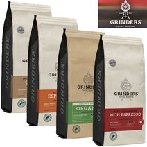Grinders 그라인더스 커피빈 원두 1Kg 크레마 오가닉 리치 에스프레소 4종류, 2.리치 에스프레소