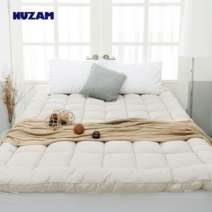 [세트02/SSx1개+Qx1개] 누잠 매트리스, SS(크림색)XQ(크림색)