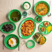 주방114 추억의 떡볶이 분식집 레트로 멜라민 접시, 1개, 짬뽕기