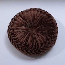 안마의자 가성비 23 색 북유럽 스타일 벨벳 라운드 주름 던지기 베개 거실 바닥 앉아 쿠션 홈 장식 소파 쿠션 의자 푸프, 40x40x10cm, 22