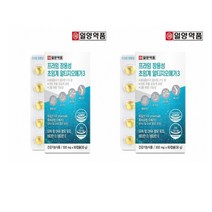일양약품 프라임 장용성 초임계 알티지 오메가3 500mgx60캡슐 소형캡슐, 2박스