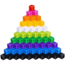 넘버블럭스 매쓰링크 500pcs 수학 연결 큐브 연동 멀, 500블럭