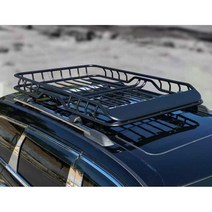 SUV 자동차 루프랙 수화물 선반 탑, 스틸M81.2m악어바두꺼운그물방비옷감스트랩