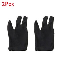 당구 포켓볼 장갑 10Pcs 전문 3 손가락 블랙 큐 풀 저격수 테이블 tennies 공 accessaries, 01 2Pcs