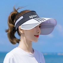 사이드캡 밀짚 왕골 햇빛 여름 여자 벙거지 모자 여성 스포츠 은창]포라인 성인 썬캡 선캡 사파 나들이