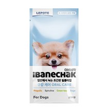 이바네착 필름타입 닭고기맛 애견영양제 10P 구강질환 염증 치석제거, 단품